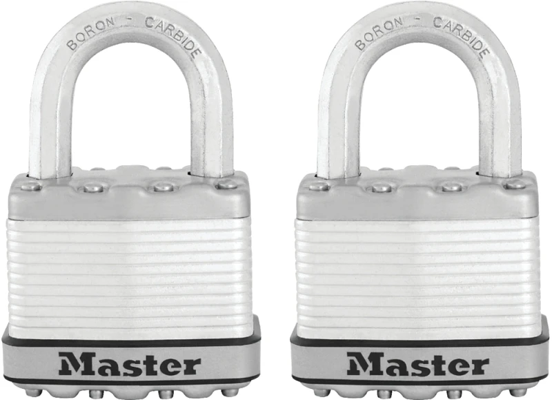 Magnum.Keyed Laminated Padlocks, 2-Pack, 2-In
