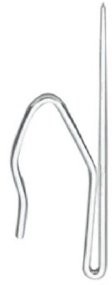 LEVOLOR/KIRSCH/NEWELL J060E.061 Extra Long Pin On Drapery/Curtain Hooks For Any Conventional Traverse Rod (Pack of 14)