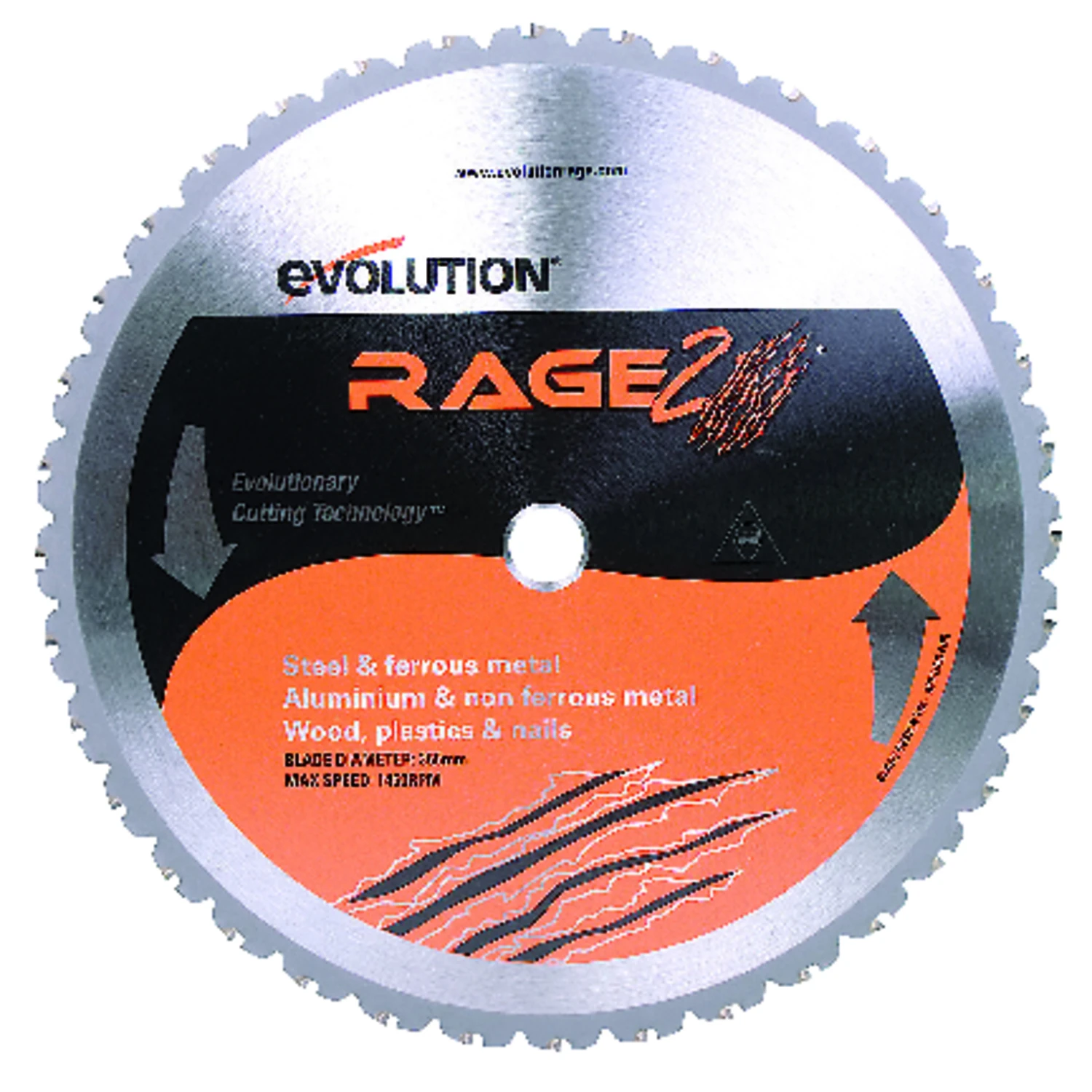 14 In. Diameter X 1 In. Arbor Rage 2 Carbide Tipped Steel Circular Saw Blade 36 Teeth