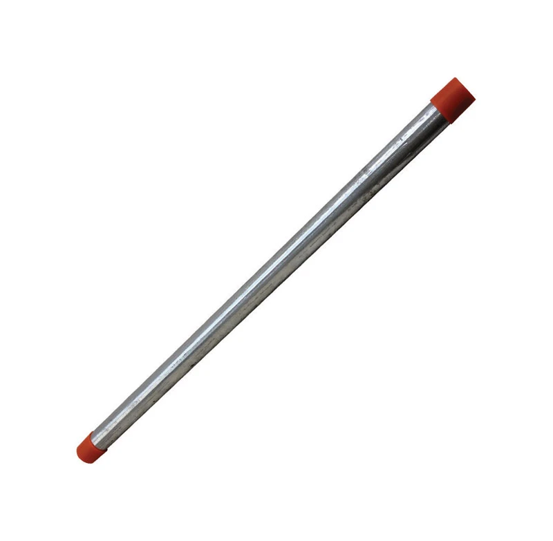 1/2 In. Diameter X 72 In. Length Galvanized Steel Pre-cut Pipe