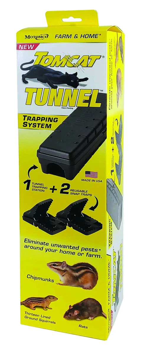 Tunnel Trapping System, 1 Tunnel, 2 Pest Traps