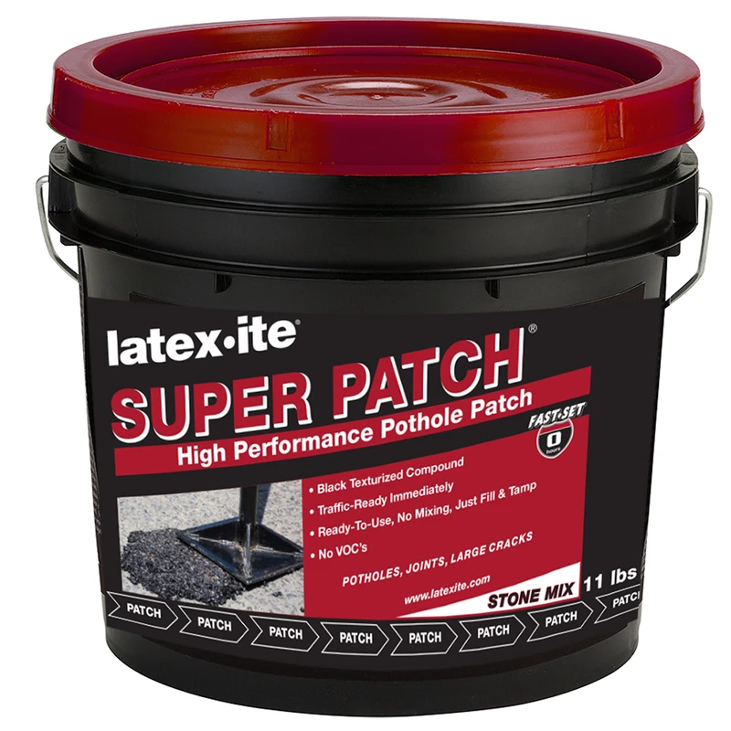 Super Patch 1 Gallon Black Stone Asphalt Patch For Driveways And Pavements