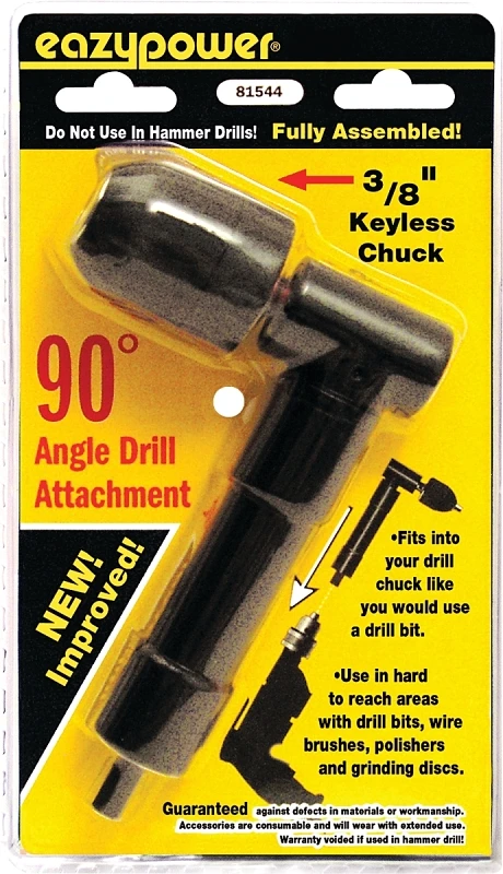 Angle Drill Attachment, 90-Degree