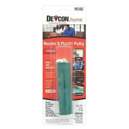 S80 White Epoxy Putty Stick, 2 Oz Marine/plastic Sealer And Filler