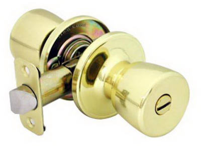 Tru-guard Ts710 Polished Brass Tulip-style Privacy Lockset