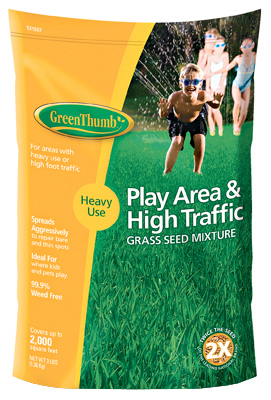 3-pound Premium Play Area & High Traffic Grass Seed By Green Thumb
