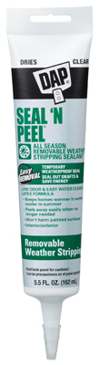Seal 'n Peel Removable Latex Sealant, 5.5 Oz. For Easy Application