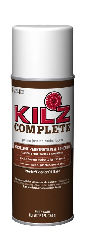 Complete 13 Oz. White Oil-based Primer, Sealer And Stain Blocker Spray