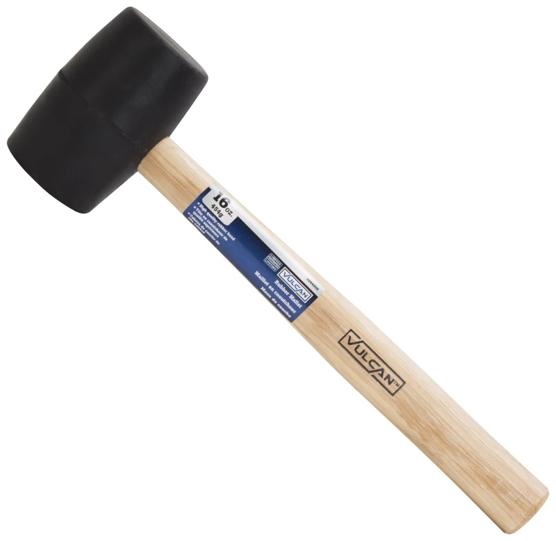 Jl24116 Rubber Mallet, 16 Oz Double-faced Head, 13-1/8 In Overall Length