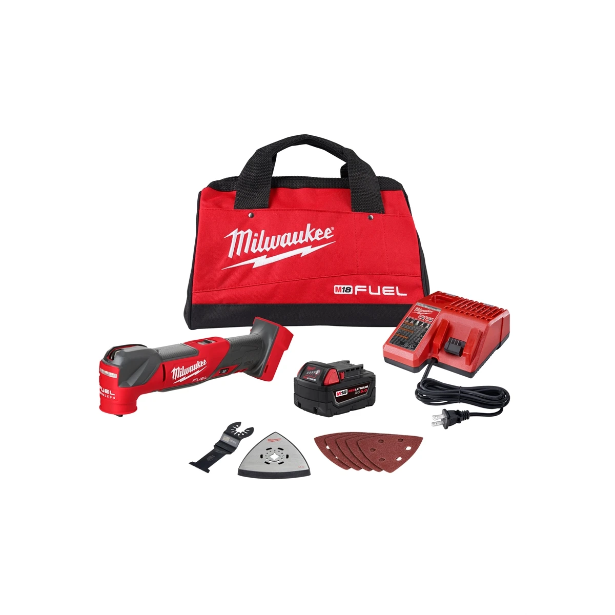 M18 Fuel 18-volt Cordless Brushless Oscillating Multi-tool Kit With Battery & Charger