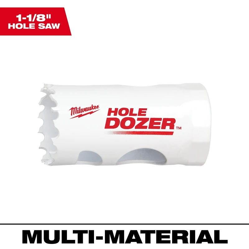 Hole Dozer 1-1/8 In. Bi-metal Hole Saw With Plug Jack And Rip Guard