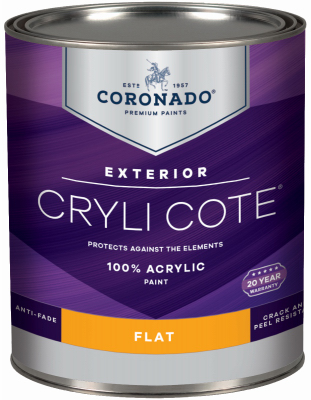 Cryli Cote® Acrylic Exterior Paint - Flat
