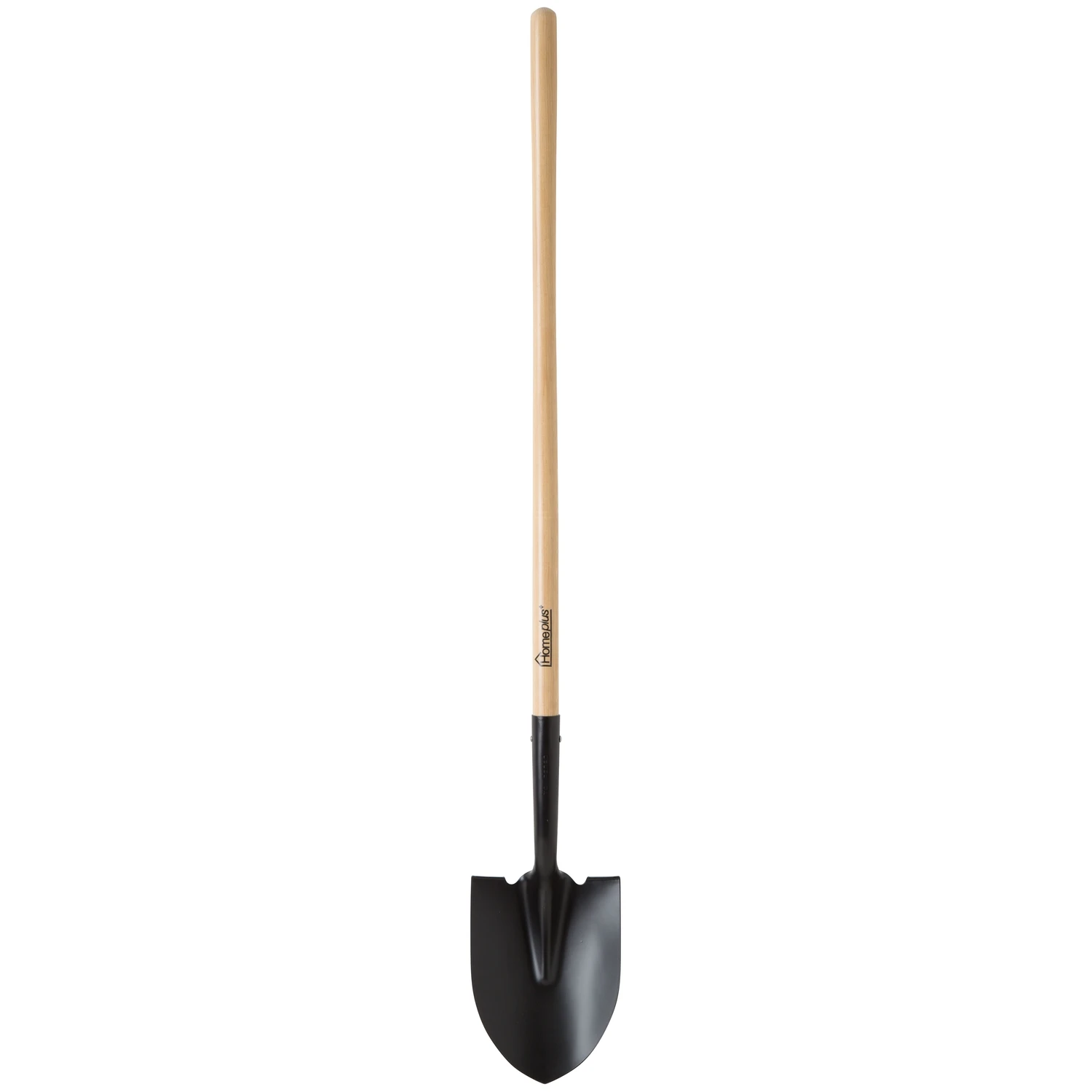 56.75 In. Steel Round Point Digging Shovel With Wood Handle