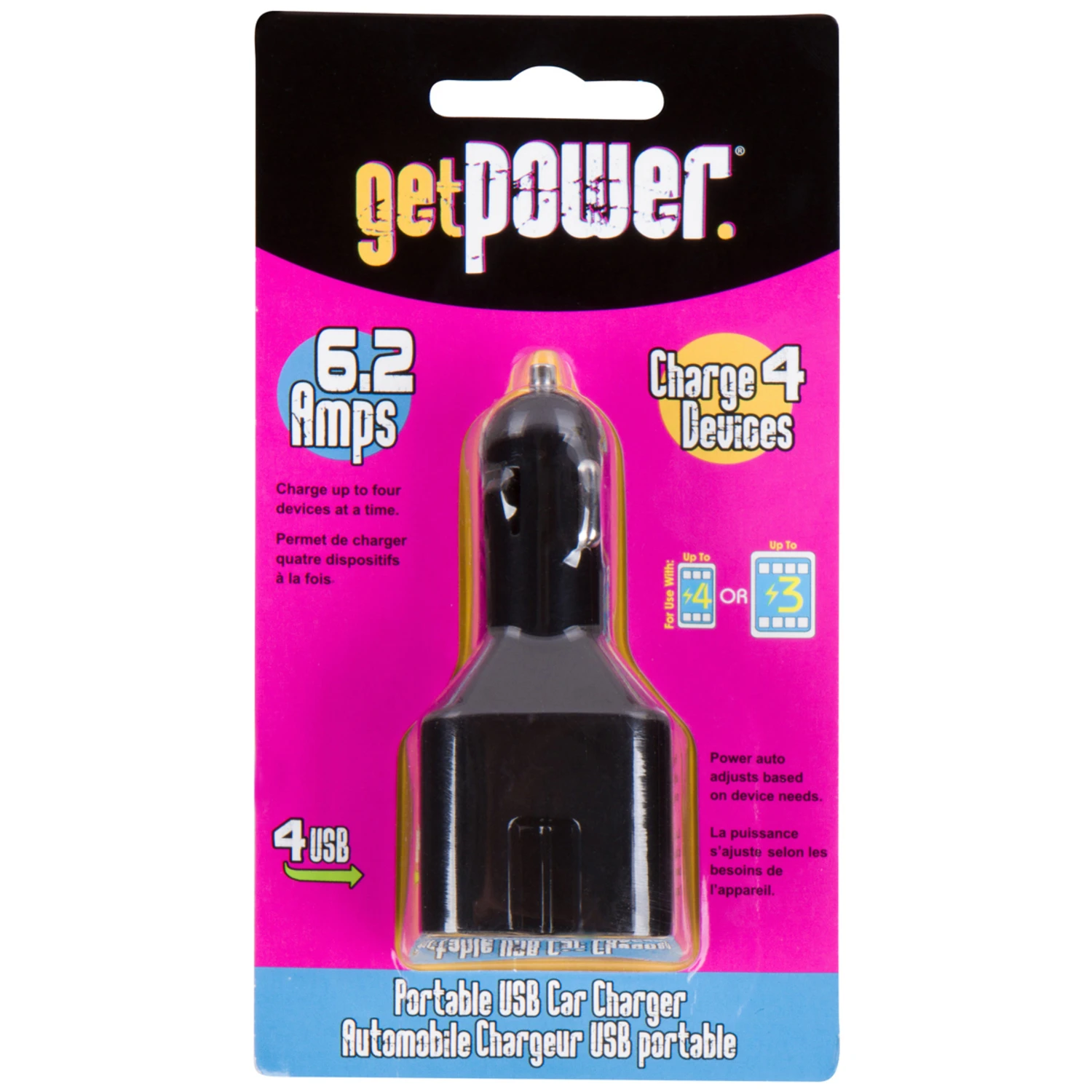 6.2A USB DC Car Charger