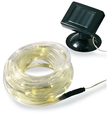 Ic6-100rop-12 100 Led Solar Rope Light - Multi-function Warm White