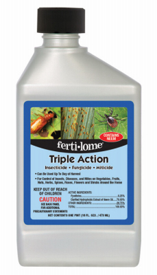 Triple Action Insecticide, Fungicide & Miticide, 16-oz.
