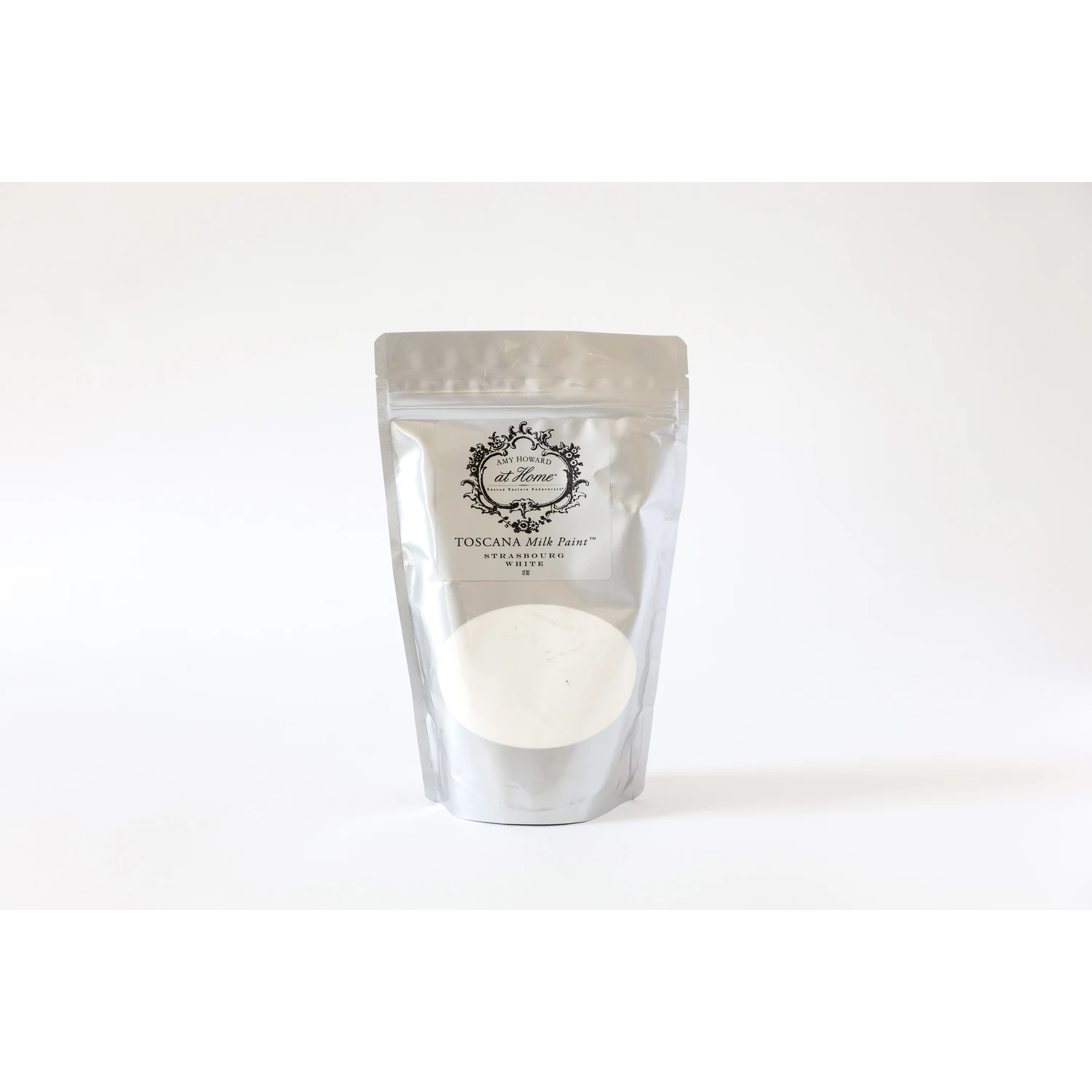 Toscana Milk Paint Pigment Powder in Strasbourg White, 12 Ounce Container
