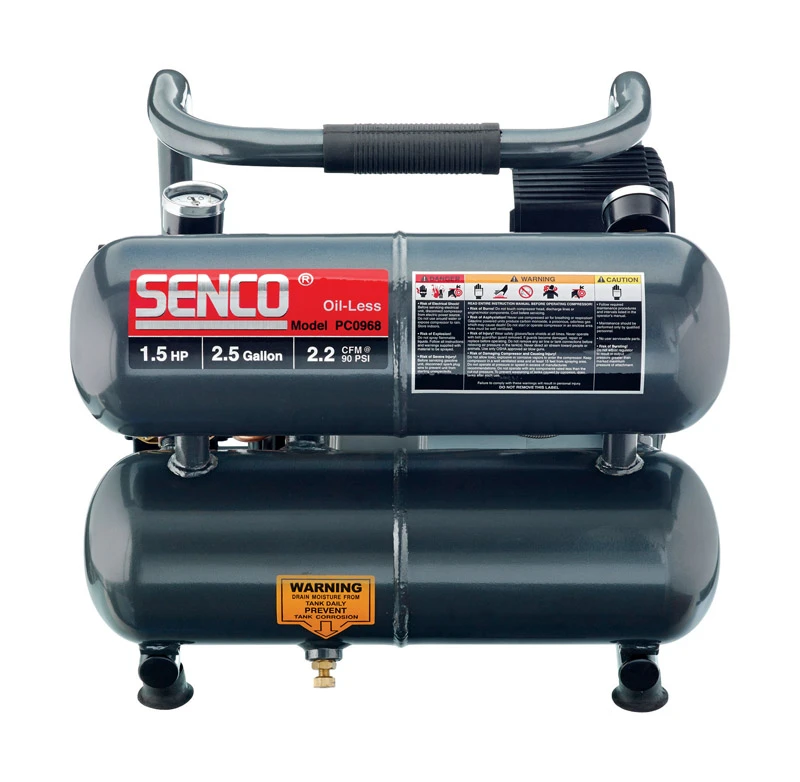 2.5 Gallon Horizontal Portable Air Compressor 135 Psi 1.5 Hp Model Pc0968