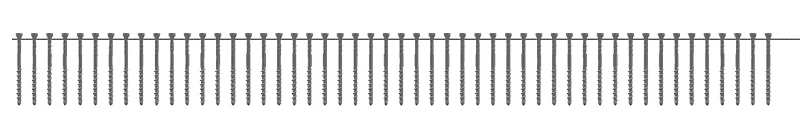 2-3/8 Inch Stainless Steel Collated Edge Deck Screws - T15 Drive Size