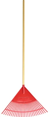 RAKE- LAWN POLY RED 24"