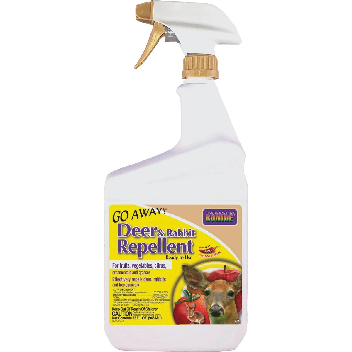 232 Ready-to-use 32 Ounce Deer And Rabbit Repellent