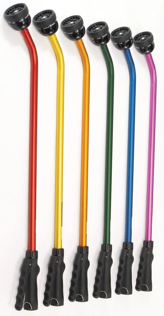 Dramm Kaleidoscope 30 Inch Adjustable 9 Pattern Metal Rain Wand - Assorted Colors