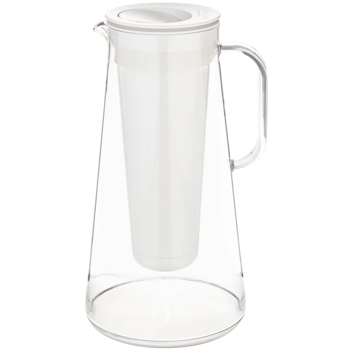 Home 7-cup White Water Filter Pitcher With Advanced Filtration Technology