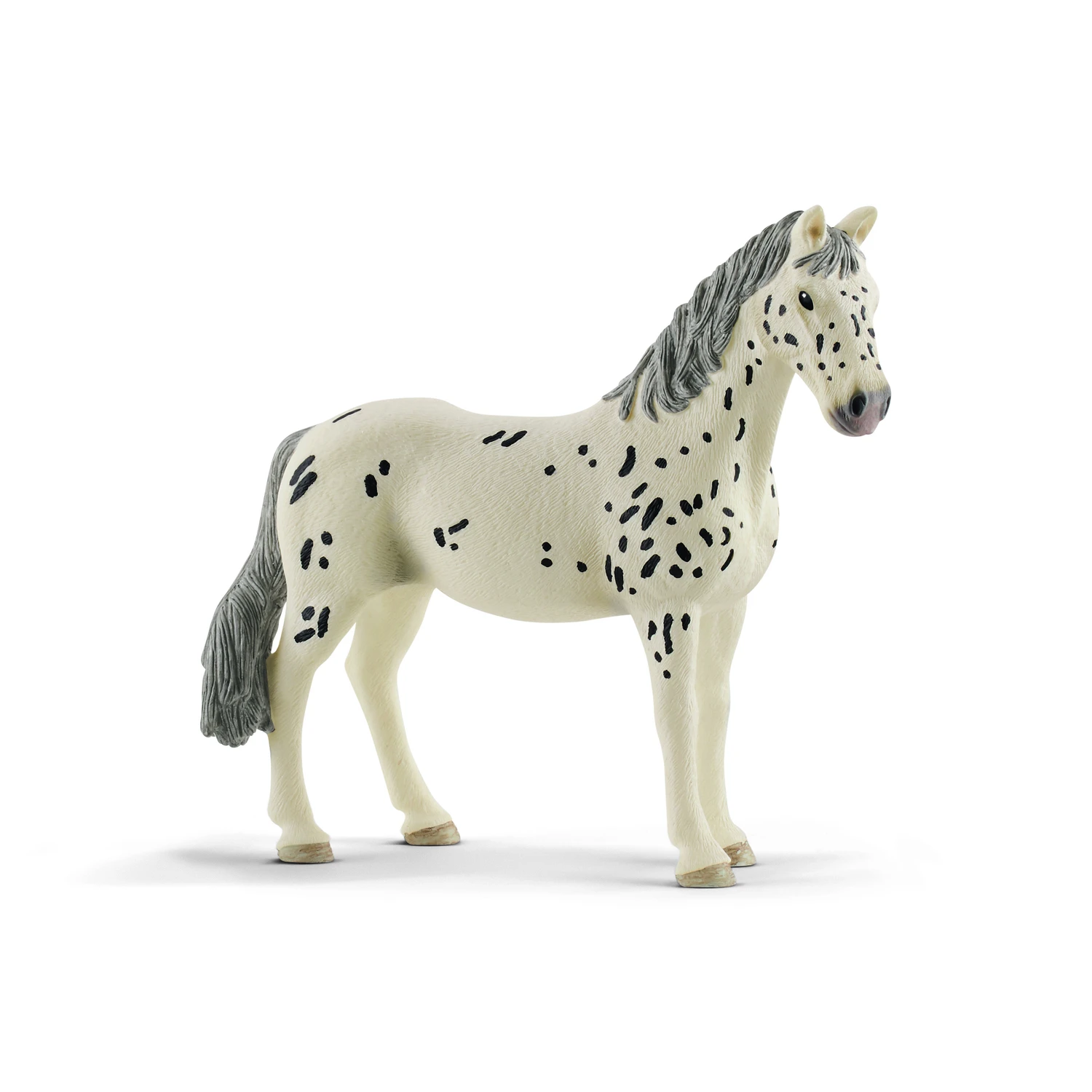 Horse Club Knabstrupper Mare Toy Figurine, Black And White, Ages 3 And Up