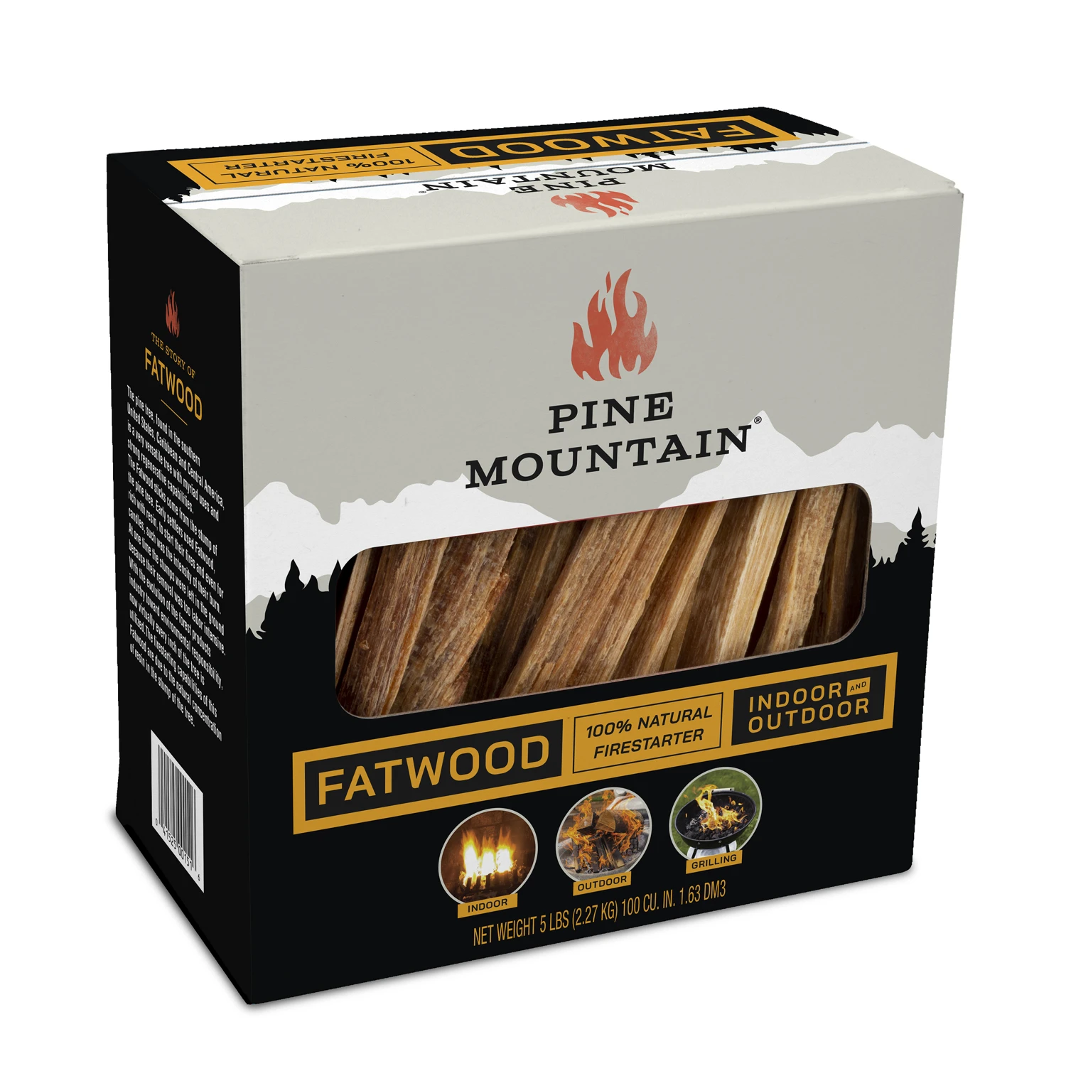 Starter Stikk Fatwood Fire Starter 5 Lb - 30 Minute Burn Time