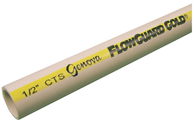 Flowguard Gold Cpvc Pressure Pipe, 1/2-inch X 10-feet, Non-threaded