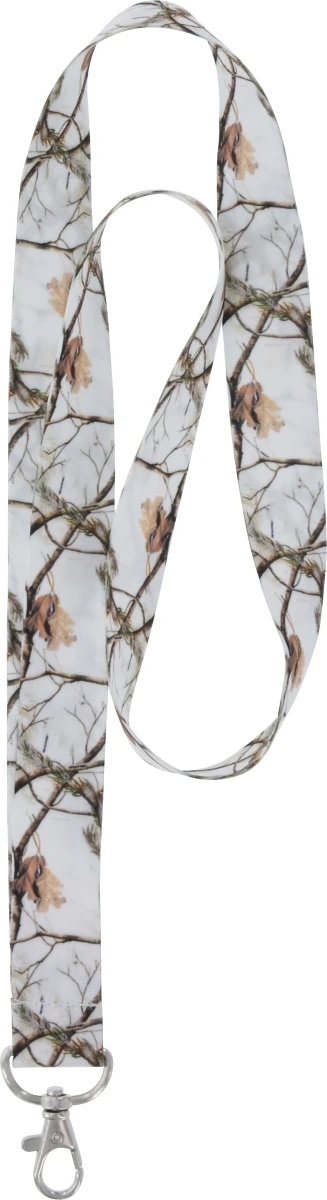 Hillman Polyester White Decorative Key Chain Lanyard