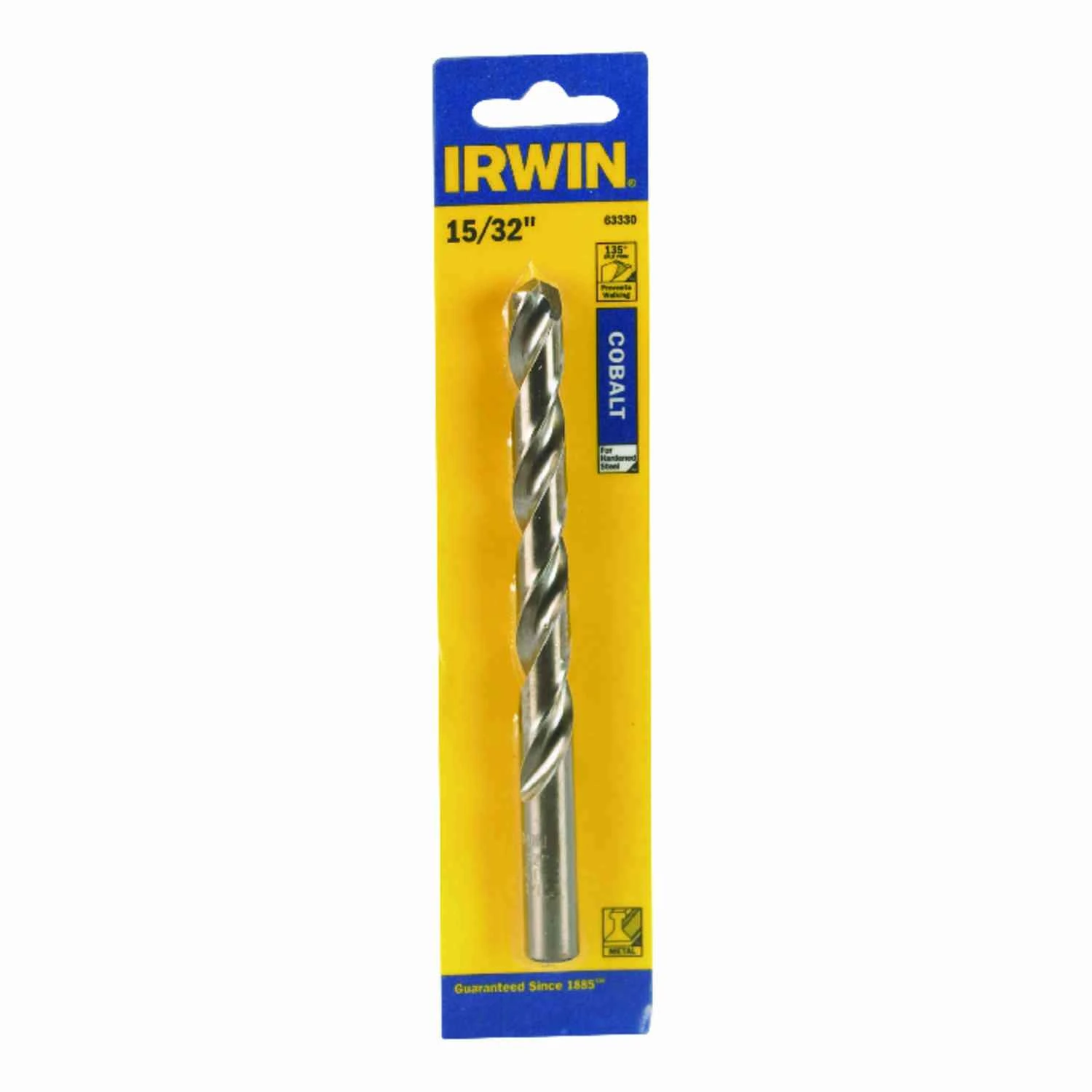 15/32 In. X 5-3/4 In. L Cobalt Steel Drill Bit Straight Shank