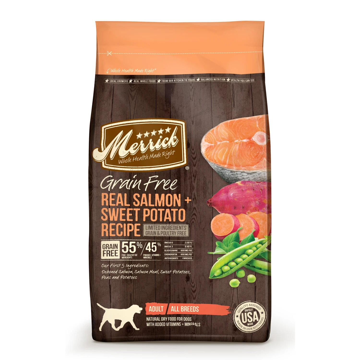 Grain Free Real Salmon And Sweet Potato Dry Dog Food 22 Lb