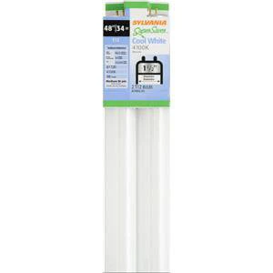SYLVANIA 2-Pack 34-Watt 3-ft 11.78-in Cool White Fluorescent Light Bulbs