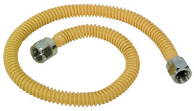 3/8 In. X 22 In. Flexible Stainless Steel Gas Connector With Fine Thread