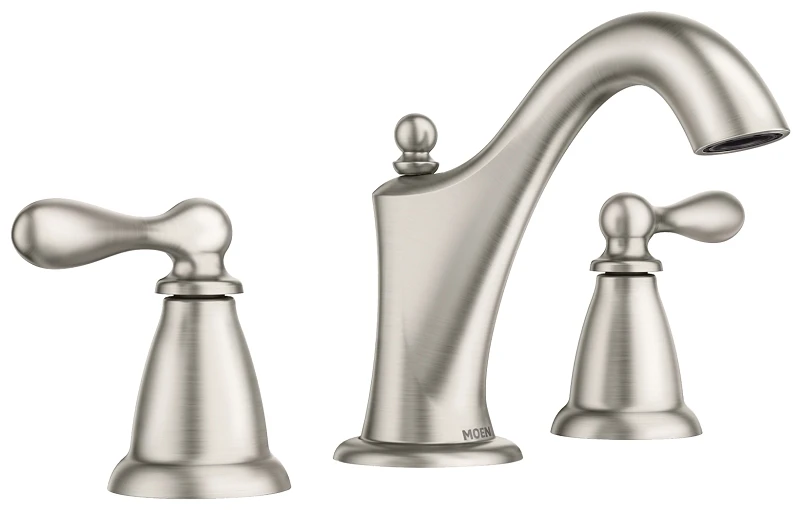 Caldwell Brushed Nickel Widespread Bathroom Faucet 8-16 In. Model Ws84440srn