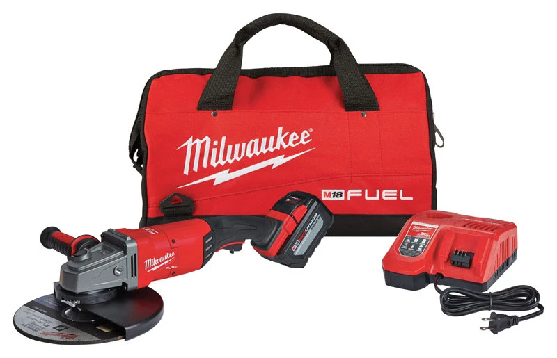 M18 Fuel Cordless 18v 7 To 9 In. Large Angle Grinder Kit 6600 Rpm