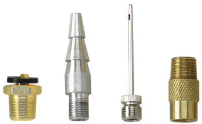 Brass/steel Air Blow Gun Inflator Kit 1/4 In. Npt 4 Piece Set