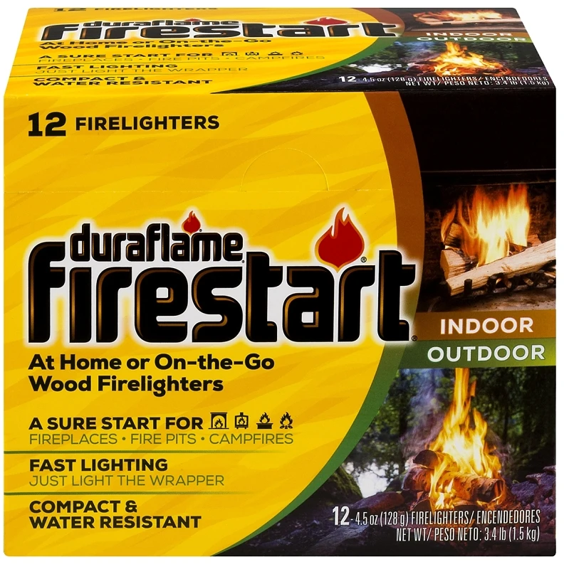 FireStart Wood Firelighters, 4.5-oz. Ea., 12-Pk.