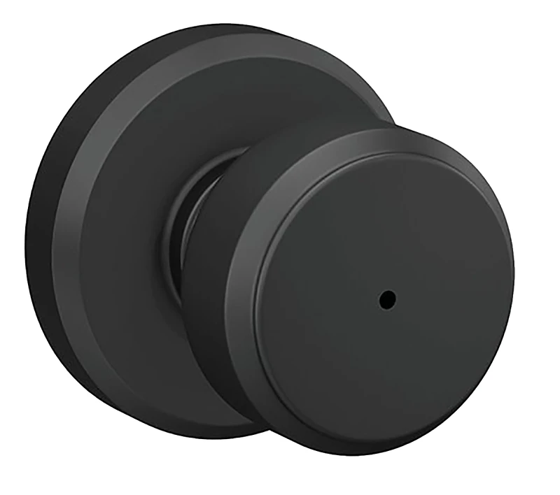 B&B KNOB BOWRY MTTE BLK
