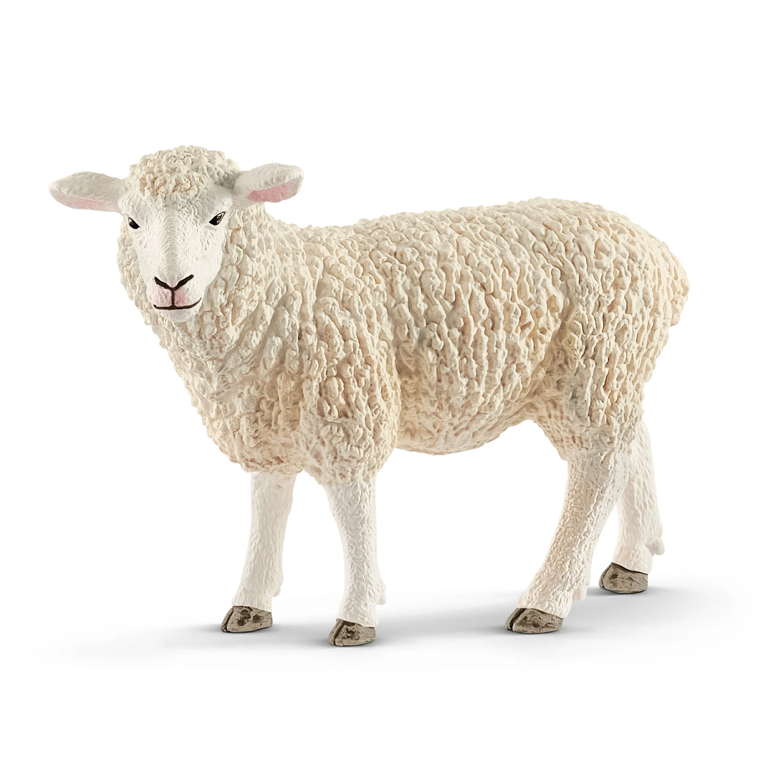 Farm World Sheep Toy Figurine, Realistic Plastic Animal For Ages 3 And Up