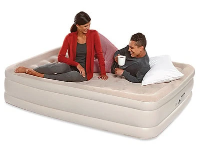 98503114 18 Inch High Serta Queen Size Raised Airbed With A/c Pump