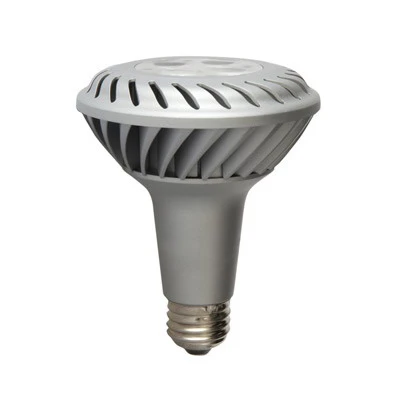 GE Lamps LED12DP3LS/FL/TP Directional Long Neck PAR30L Replacement LED Lamp 12 Watt  120 Volt  2700K  Medium Screw E26 Base  25000 Hour Life  Silver