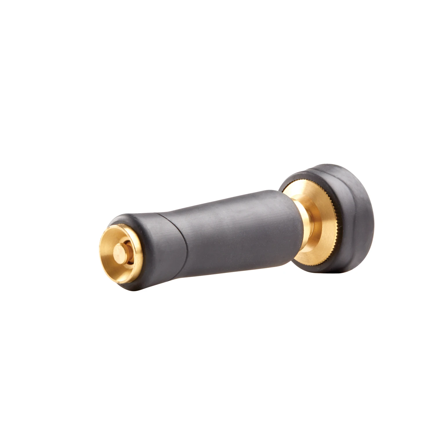 1 Pattern Adjustable Twist Brass Cleaning Nozzle With Rubber Grip