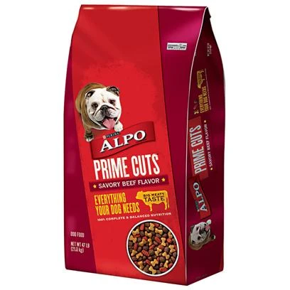 Alpo Prime Cuts Savory Beef Flavor Dry Dog Food 47 Lb. Bag