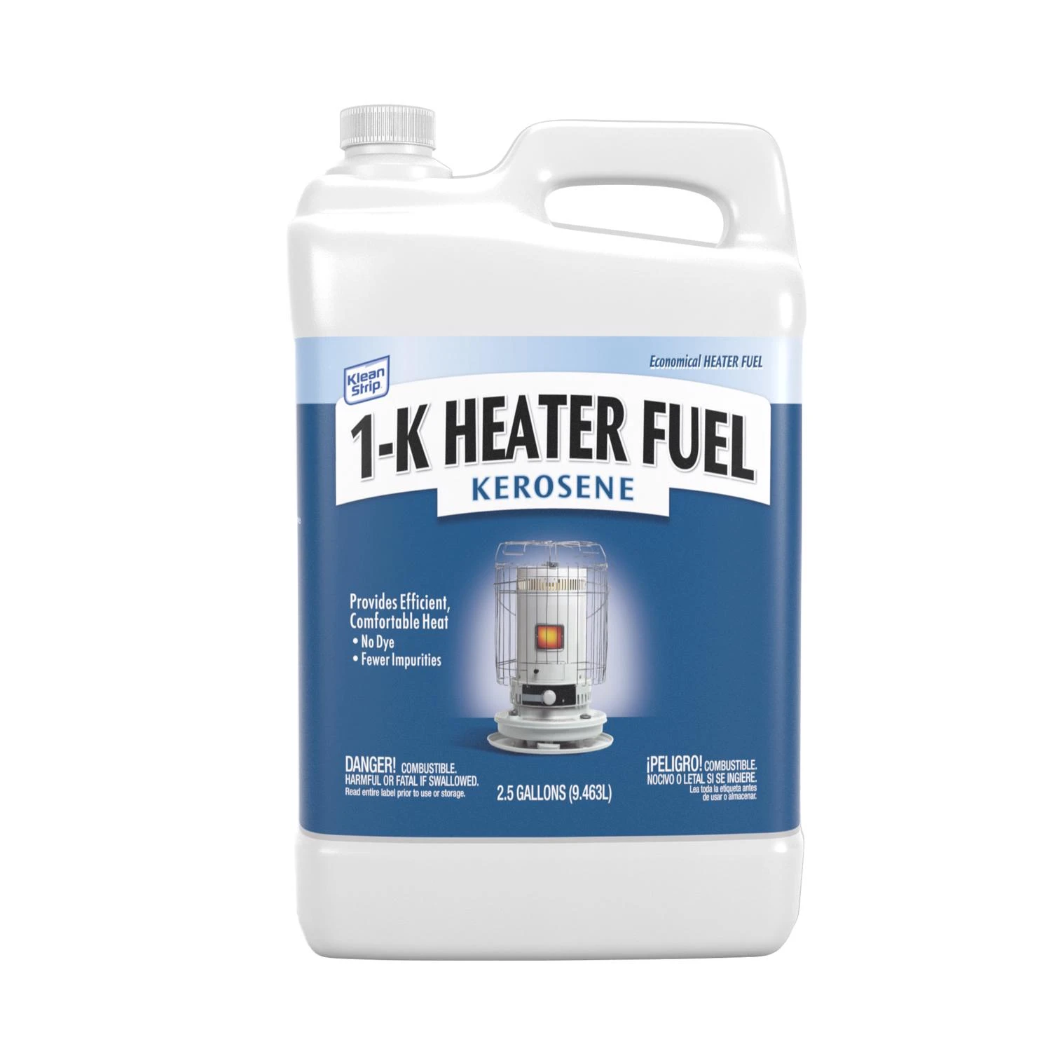 Kerosene Fuel For Lamps And Space Heaters 2.5 Gallon Jug