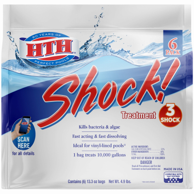 Pool Shock Treatment, 13.3 oz., 6-Pk.