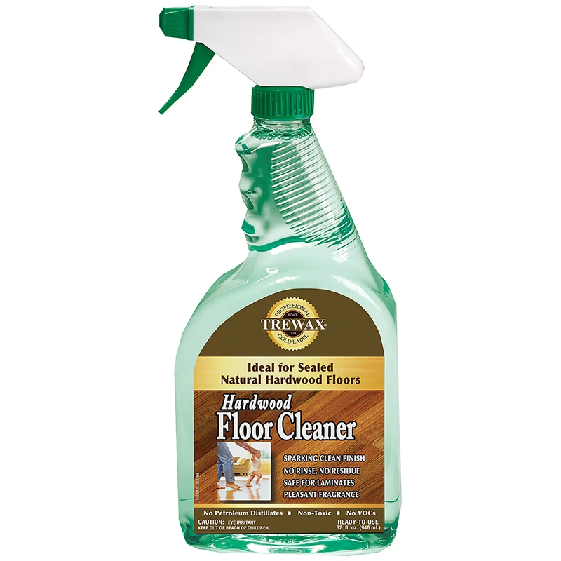 32 Oz. All Natural Hardwood Floor Cleaner - No Rinse, Nontoxic, Unscented