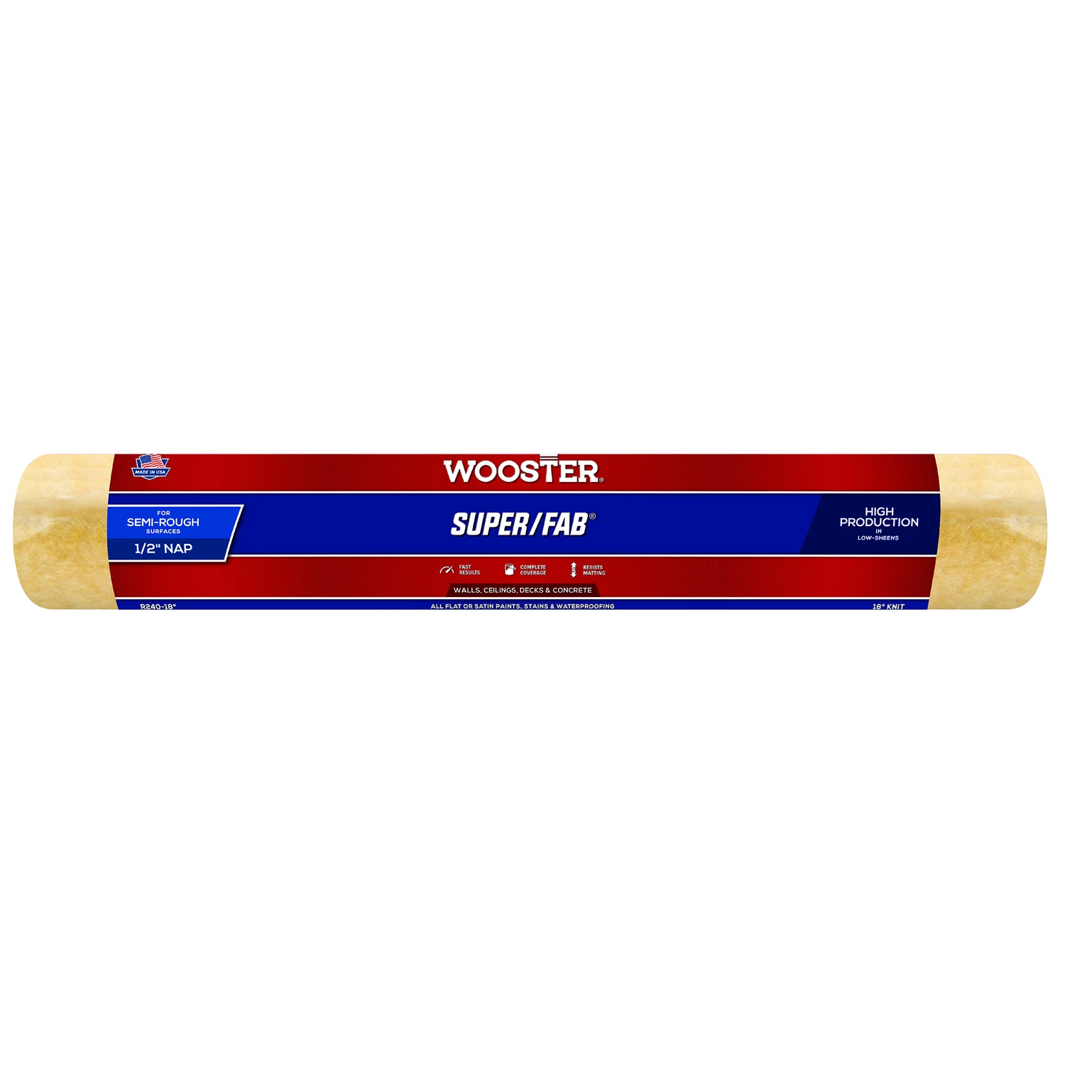 ROLLER SUPER/FAB1/2"X18"