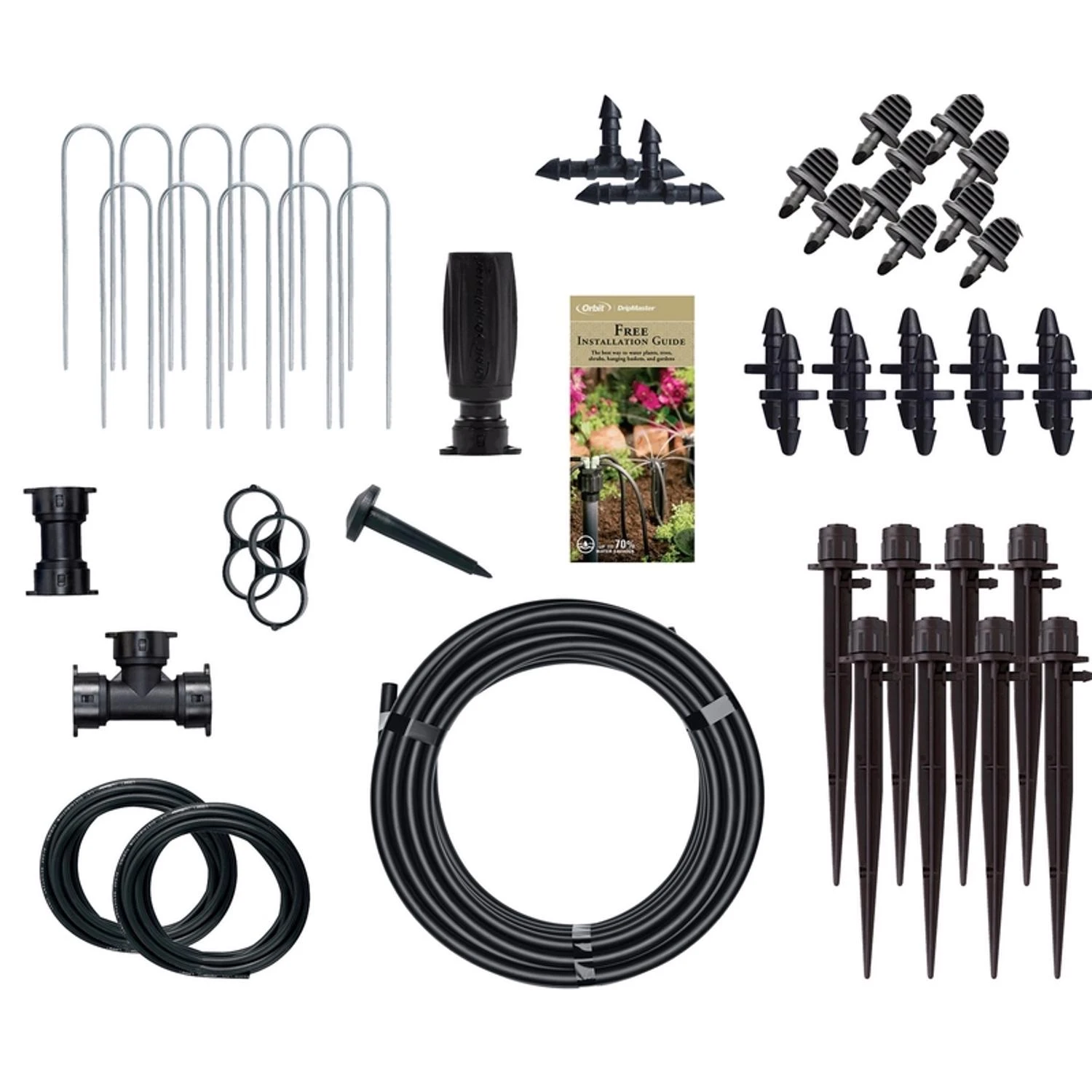 69525 Micro-bubbler Complete Drip Irrigation Watering Kit For Efficient Plant Care